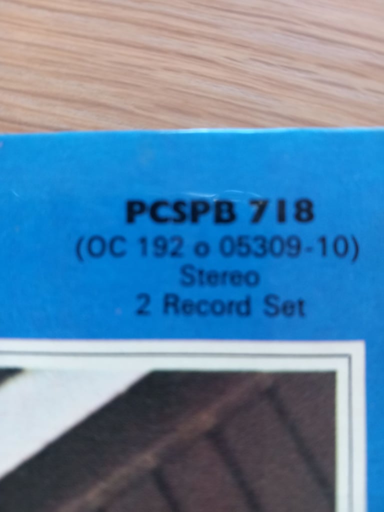 Beatles 1967-1970 double vinyl album on BLUE VINYL 