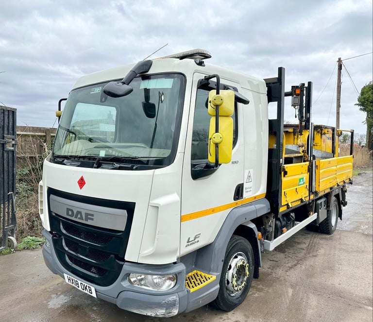 2018 DAF LF45,180 DROPSIDE TIPPER TARMAC HOTBOX 12 TON MANUAL 3 SEAT EURO-6 LEZ