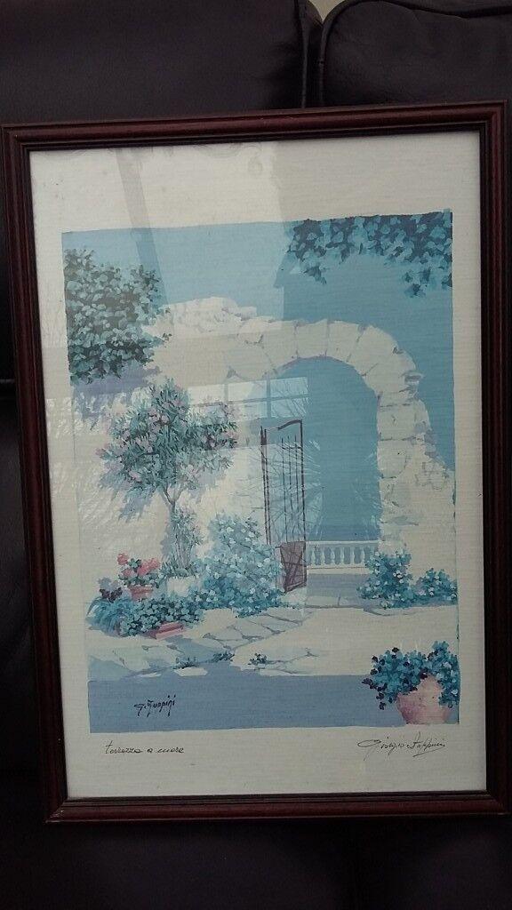 Set of 5 Georgio Zuppini framed & signed lithographs - £180 or as priced individually