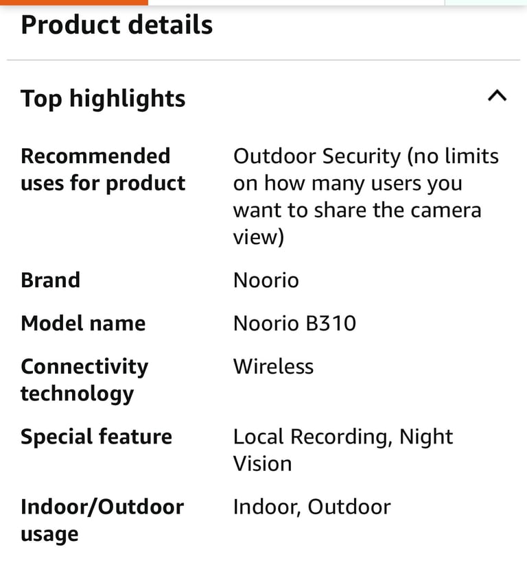 OUTDOOR WIRELESS SECURITY CAMERA - NEW