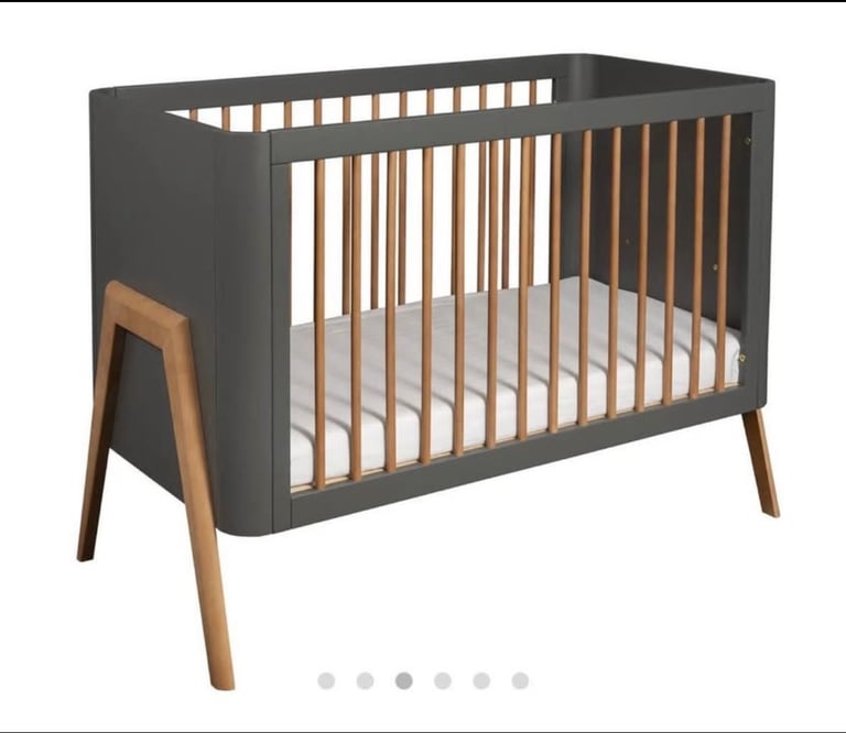 Cot Bed, Mattress and Changing Unit