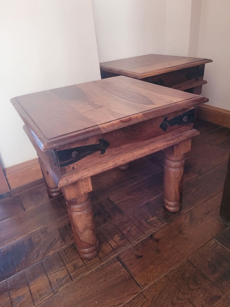 image for Pair of square side tables