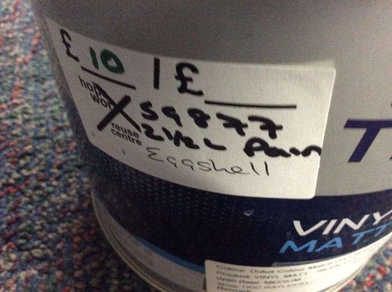 2 & 1/2 litre Paint #59877 £10 each