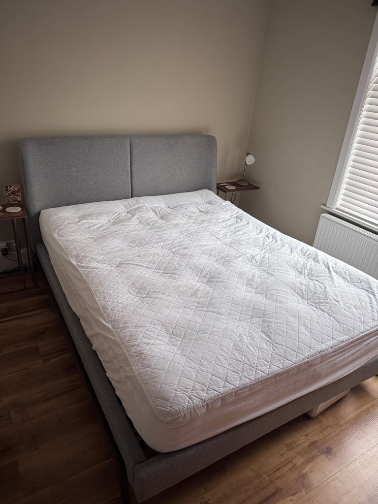 NEXT KING SIZE UPHOLSTERED BED FRAME