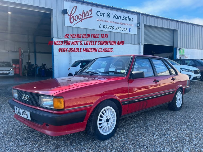 1984 Audi 80 GTE 1.8 Sport 4dr Saloon Petrol Manual