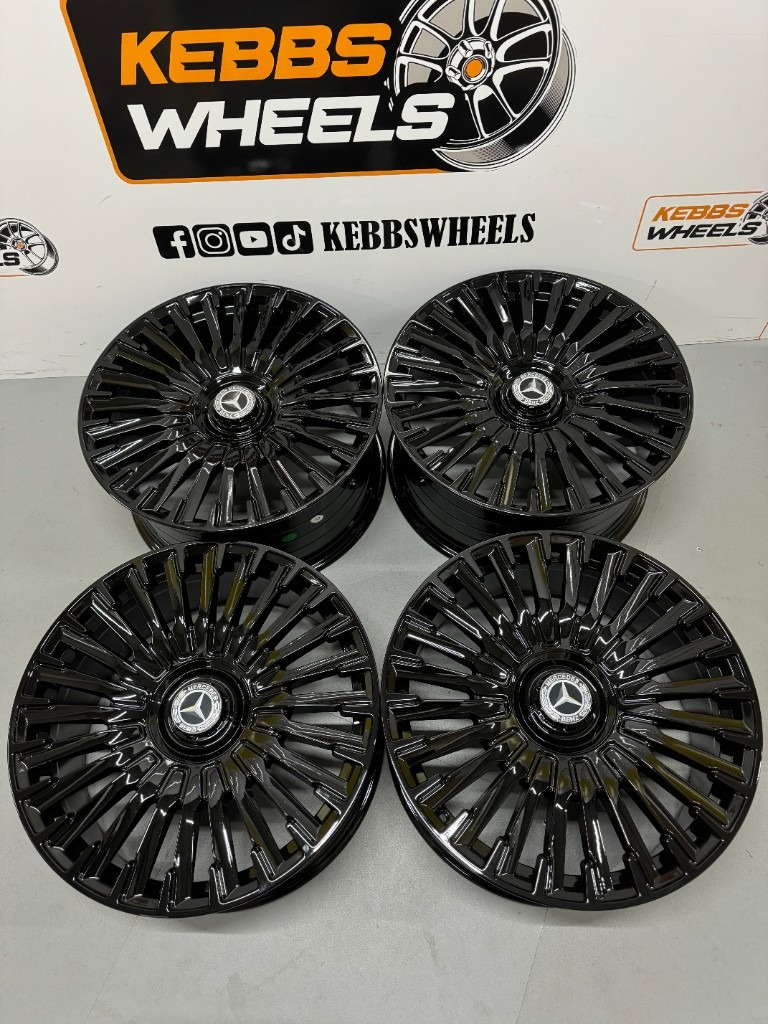 20" MERCEDES 2024/5 MAYBACH REPLACEMENT STYLE ALLOY WHEELS  C CLASS E CLASS S CLASS A CLASS