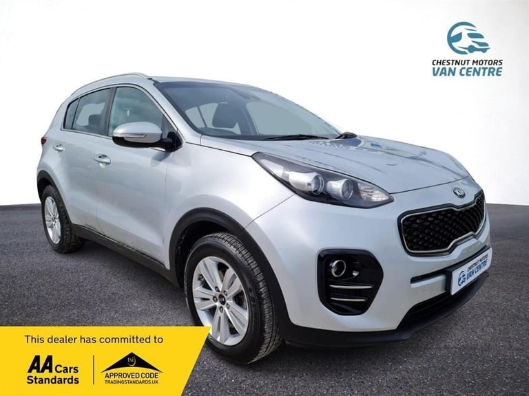 Kia Sportage SUV 5 Seats 1.6 Petrol Silver New MOT Full Service 2018