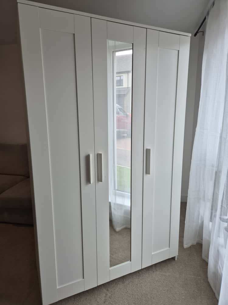 Ikea Brimnes wardrobe white