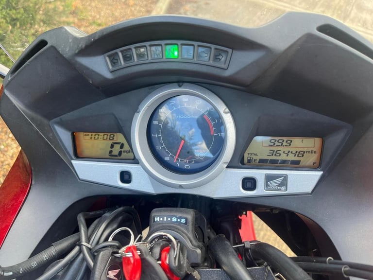 2011 11 HONDA CBF1000FA-B CBF 1000 TOURER LUGGAGE RED CLEAN CBF1000 F ABS
