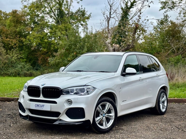 2014 BMW X5 3.0 xDrive 255 BHP 30d M Sport Performance White Auto 7 Seater FSH