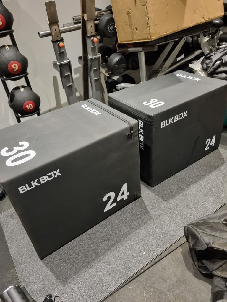 image for Gym equipment plyo jump box - Blk box