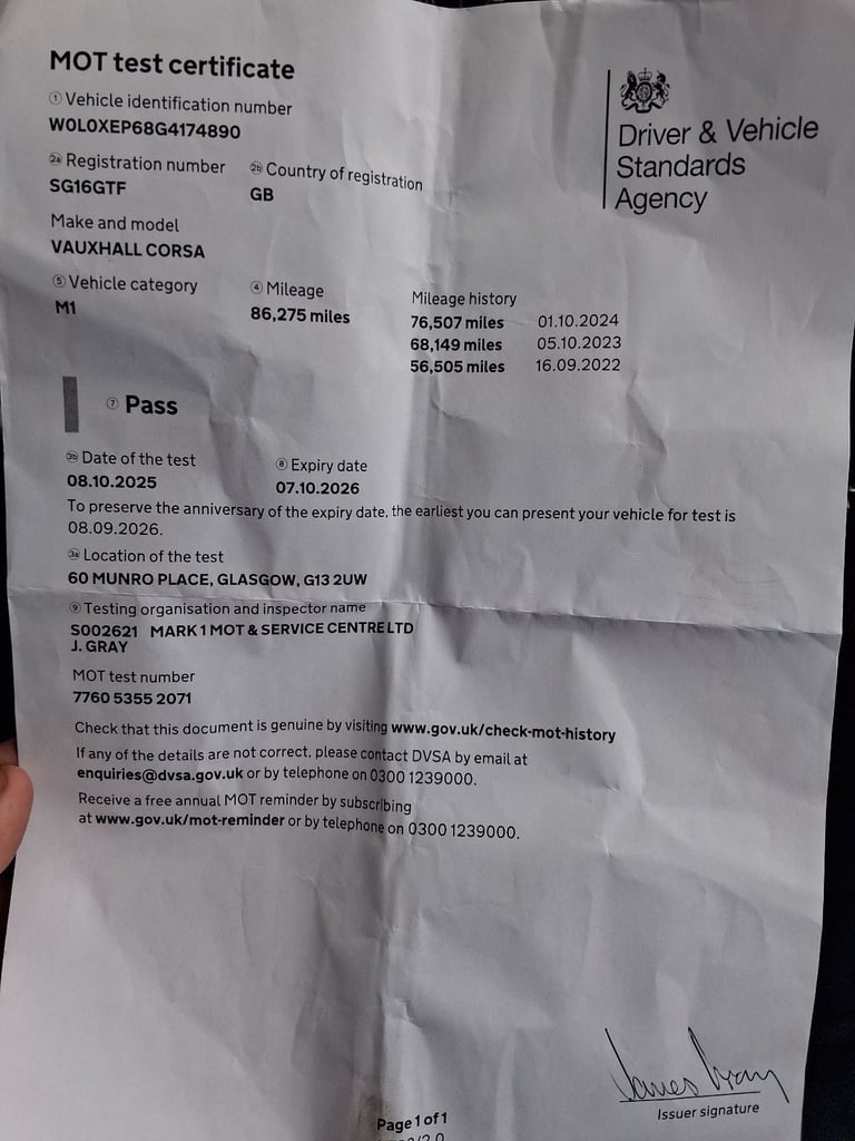 Vauxhall, CORSA, Hatchback, 2016, Manual, 1398 (cc), 5 doors