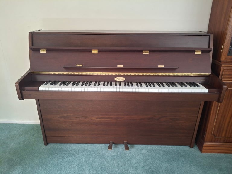 image for PRE-OWNED IMMACULATE 2005 KEMBLE STUDIO UPRIGHT PIANO MAHOGONY SATIN AND STOOL