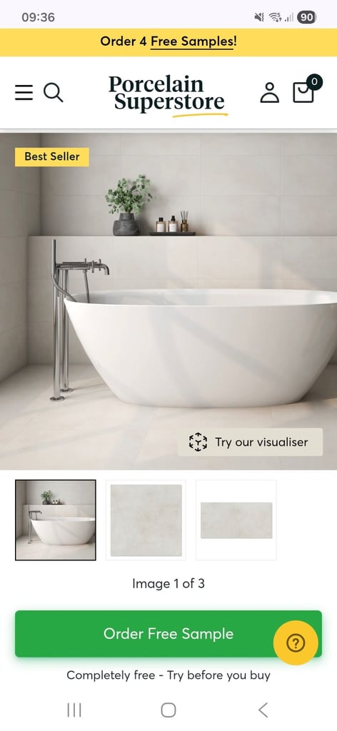 High quality 600×600mm Lounge Ivory ceramic tiles