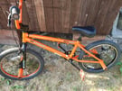 Haro Zx20 orange bmx bike in great used condition 