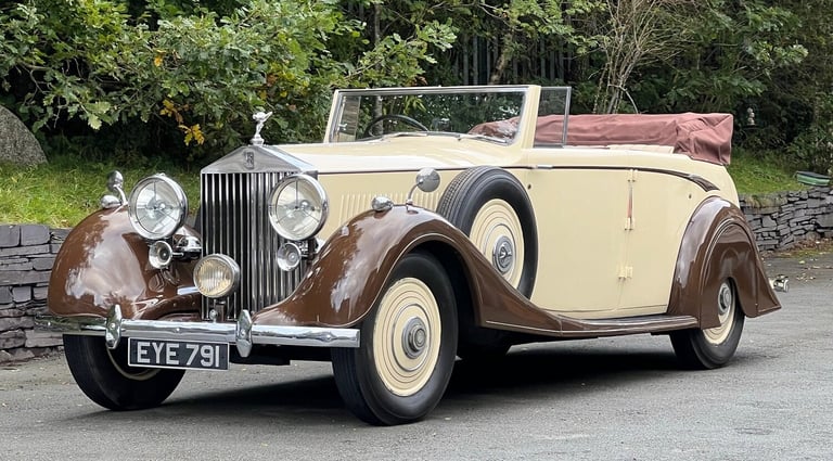 image for 1935 Rolls-Royce 25/30 Park Ward Allweather Cabriolet GGR54  Cabriolet Petrol Manual