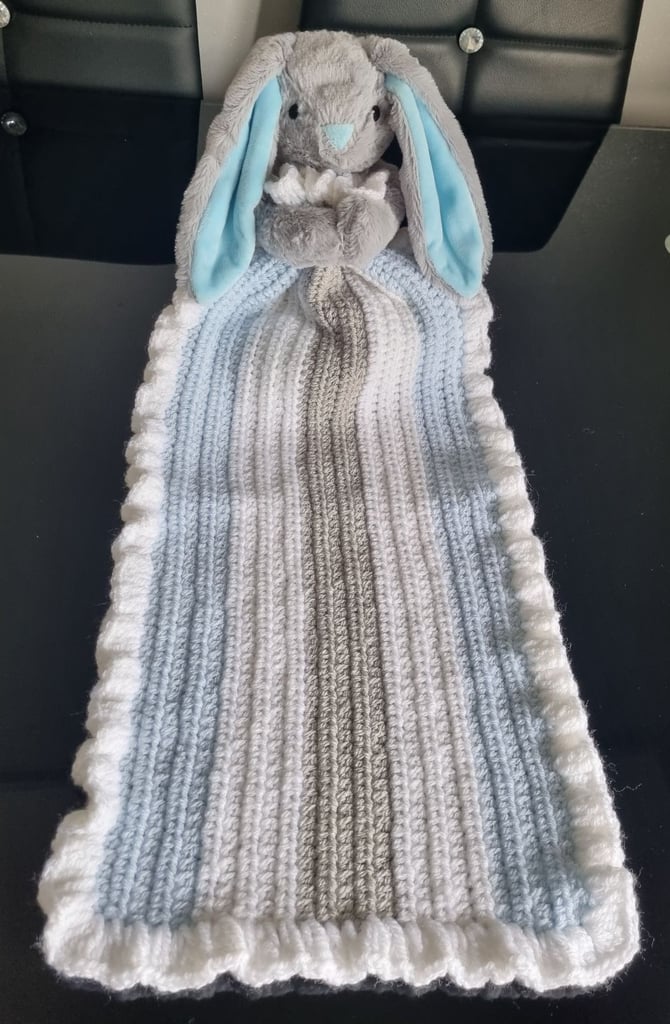 Crochet Baby Comfort Blankets, Personalised