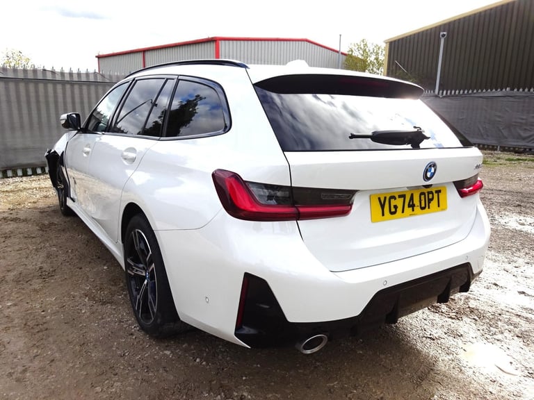 2024 74 REG BMW 3 SERIES 330E M SPORT HYBRID AUTO ESTATE DAMAGED SALVAGE