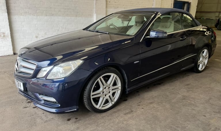 2012 MERCEDES-BENZ E250 CDi SPORT AUTO CONVERTIBLE FULL MOT JUST SERVICED LOVELY