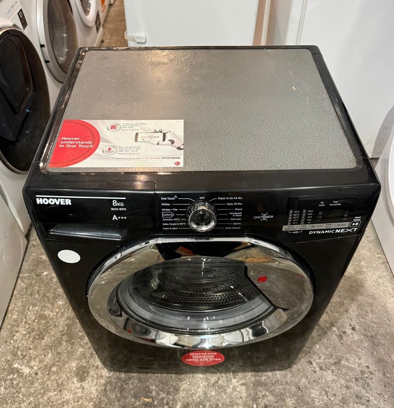 Hoover black Washing Machine With Free Delivery N Warranty 