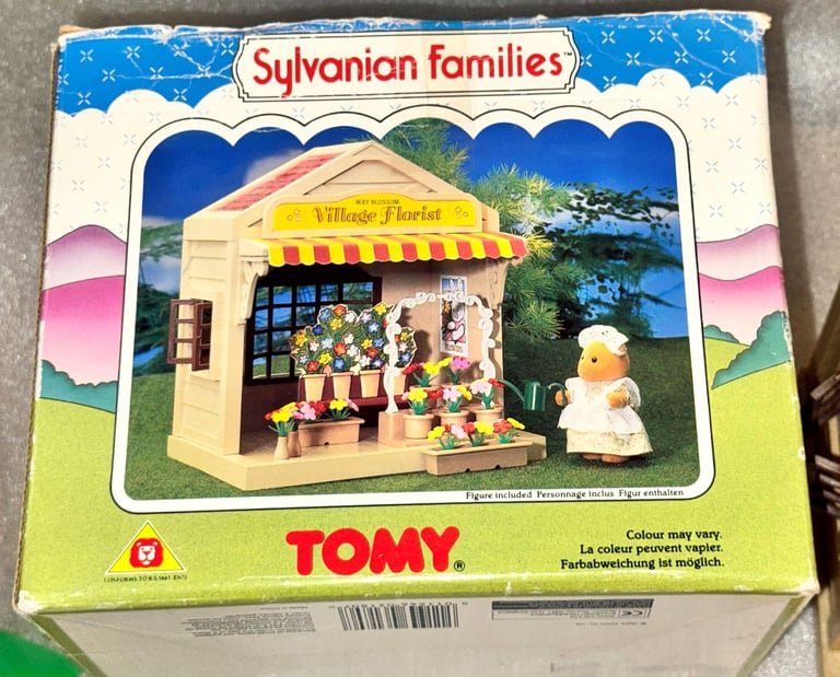 SYLVANIAN FAMILIES’ VINTAGE VILLAGE FLORIST FLOWER SHOP MAY BLOSSOM ..3180