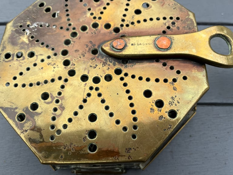 Antique  Octaganol Chestnut Roaster