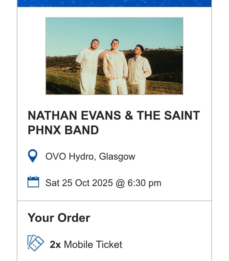 🎶 NATHAN EVANS & THE SAINT PHNX BAND – LIVE IN GLASGOW! 🎶