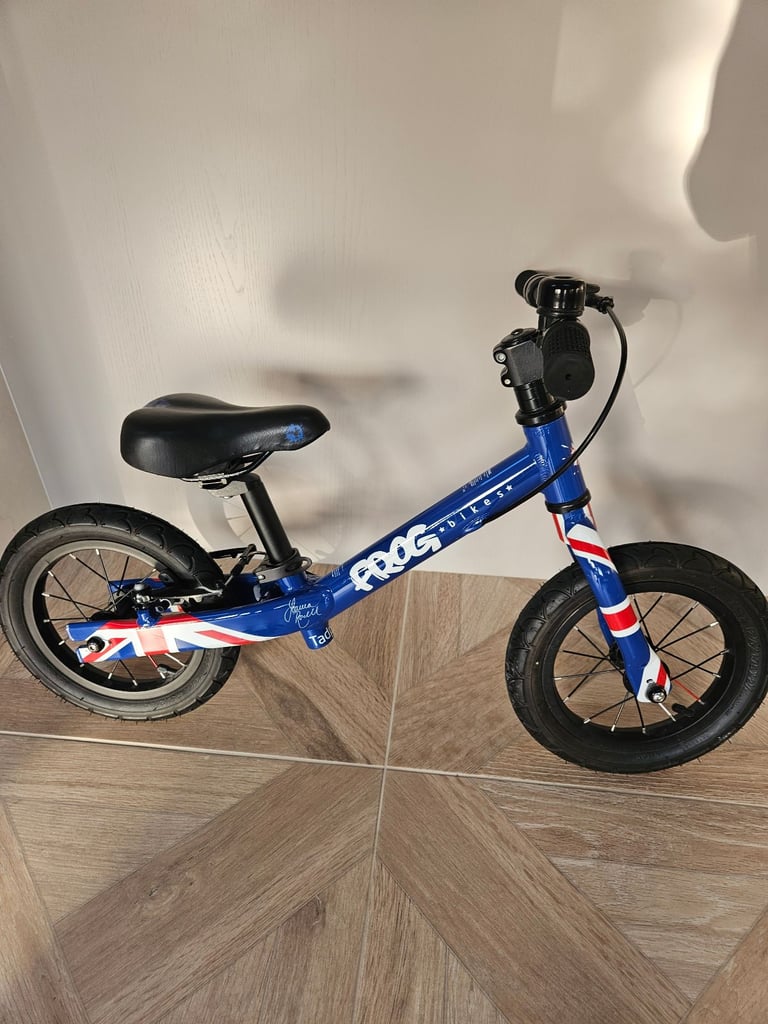 image for Frog tadpole balance bike union jack