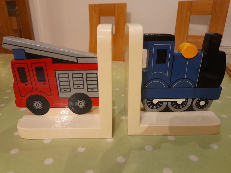 image for Wooden book ends