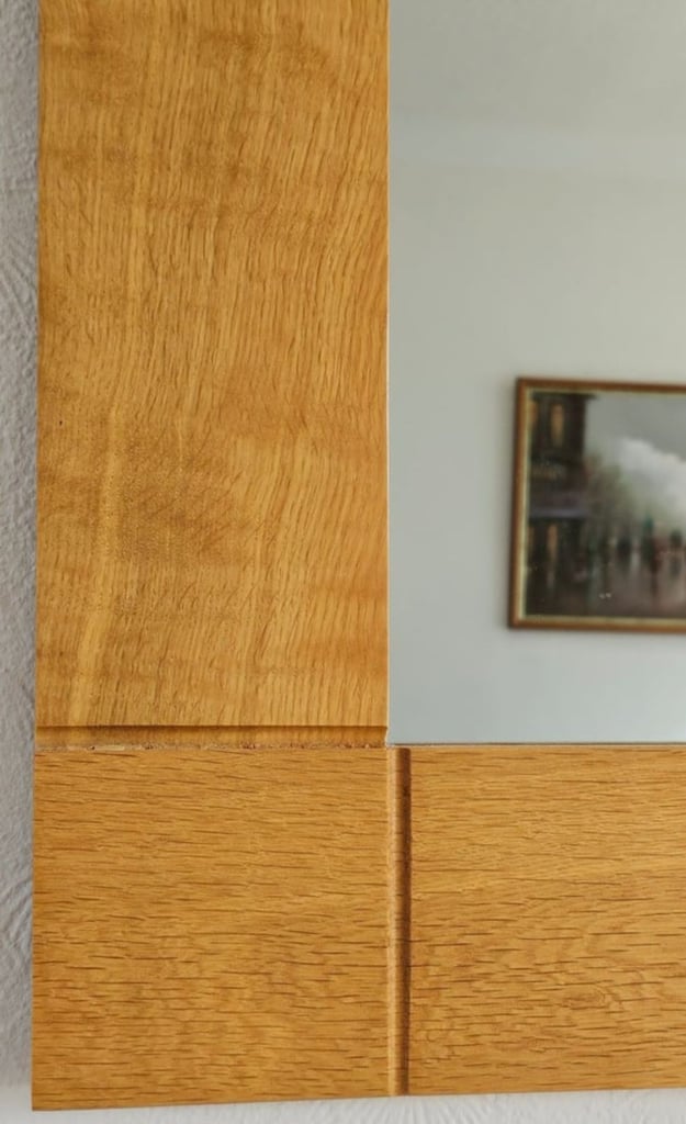 Oak Furnitureland SOLID OAK WOOD Mirror - Quick Sale!