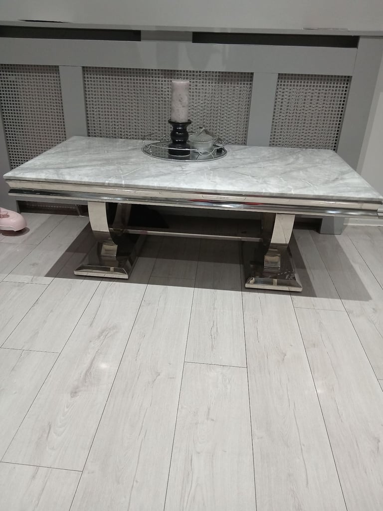 image for Marble top coffee table