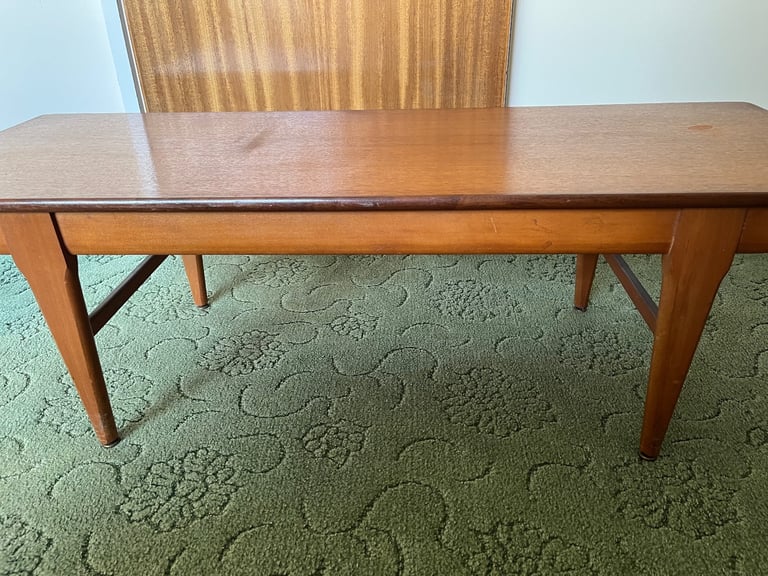 image for A Long teak coffee table