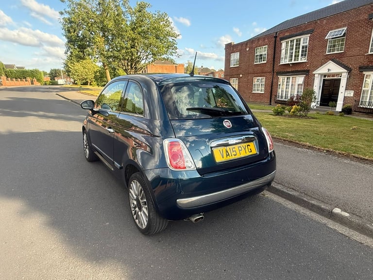 Fiat 500 1.2 Lounge Euro 6 (s/s) 3dr with 11 Months MOT&FSH&Panoramic Roof&Leather Seats&£35 Tax Yr