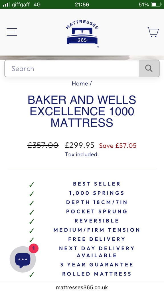 image for Double mattress