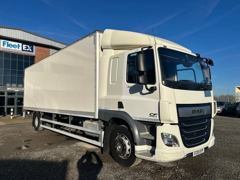 image for DAF CF260 FA *EURO 6* 18 TONNE GRP BOX VAN 2019 – FG19 AYP
