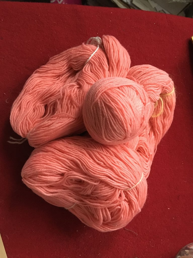 Coral collection, knitting and fabric
