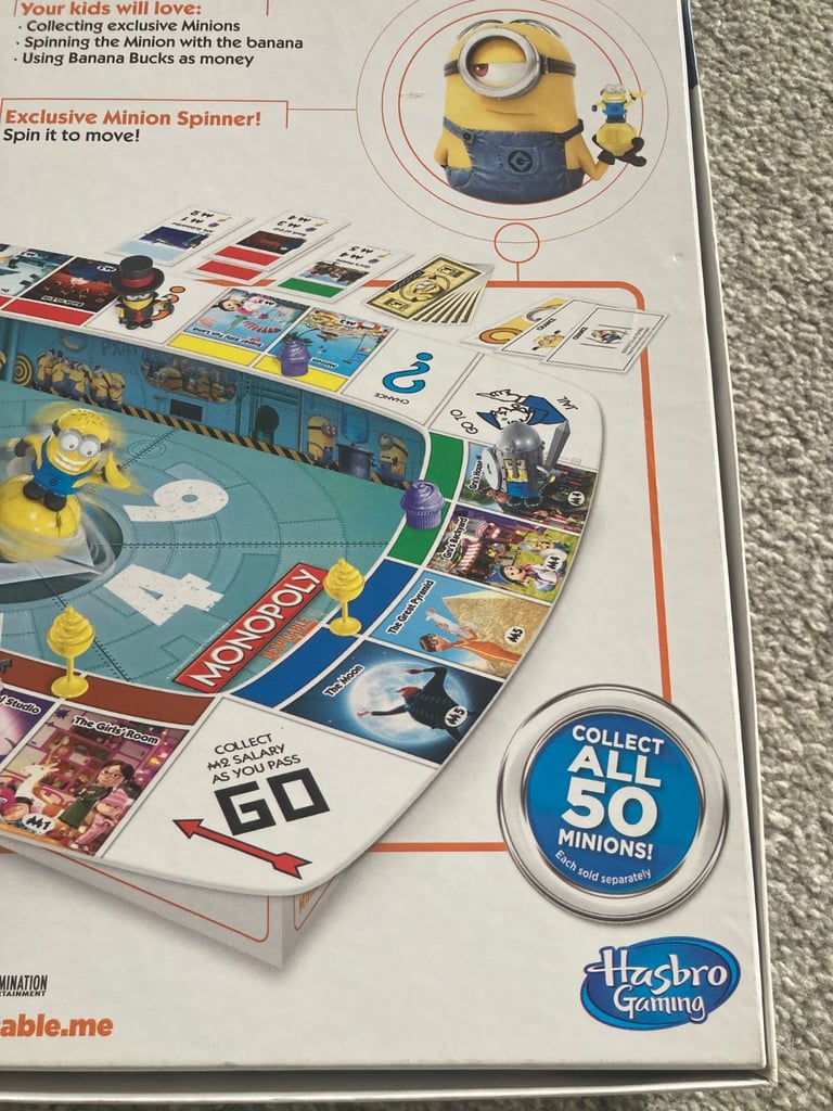 Kids Minions Monopoly Board Game