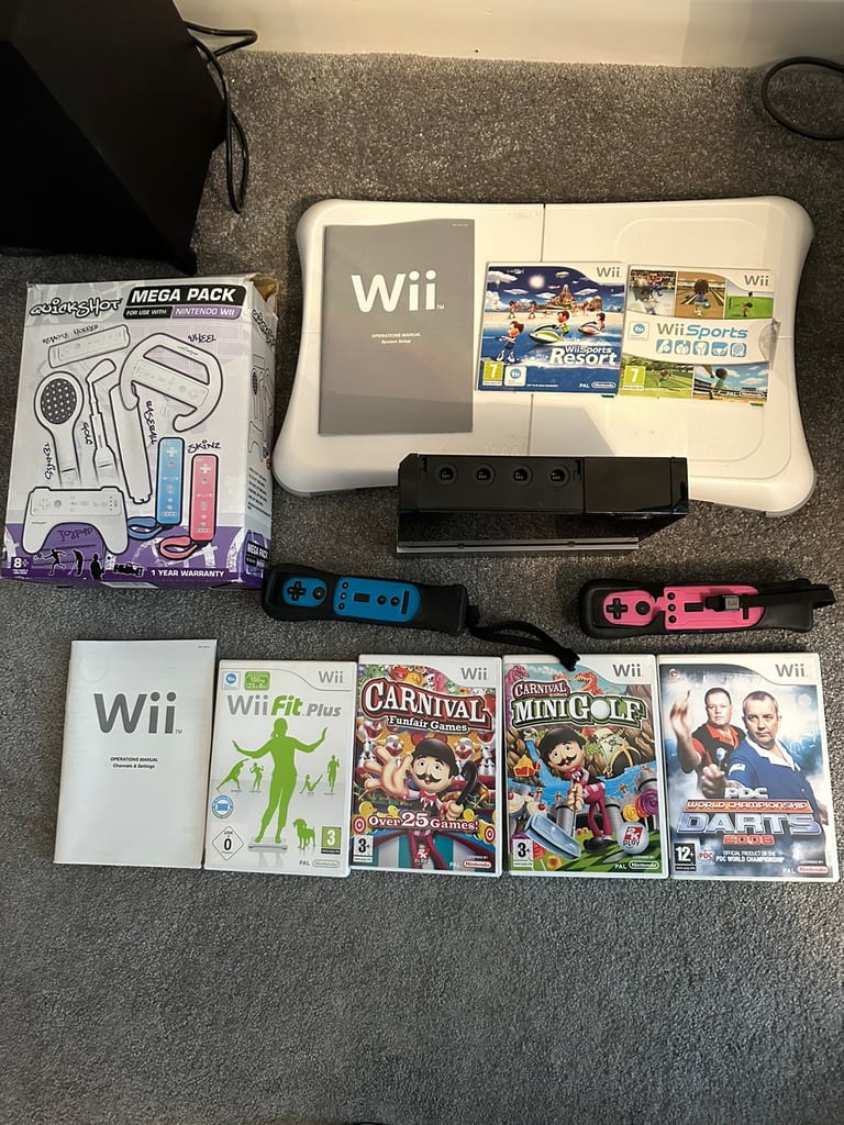 image for Wii with six games - great working order