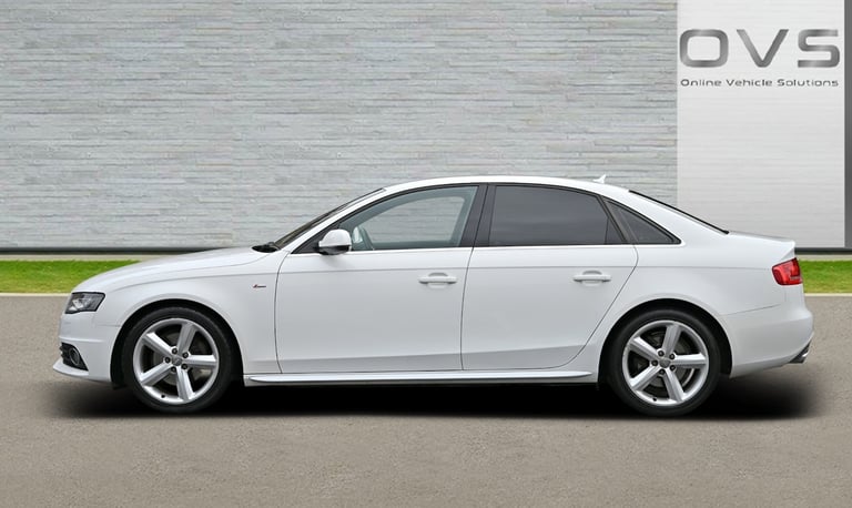 AUDI A4 S LINE 2.0 TDI DIESEL AUTO 5DR SALOON 2009 [59] WHITE