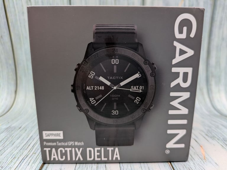 image for Garmin Tactix Delta Sapphire 51mm (Black DLC with black band)