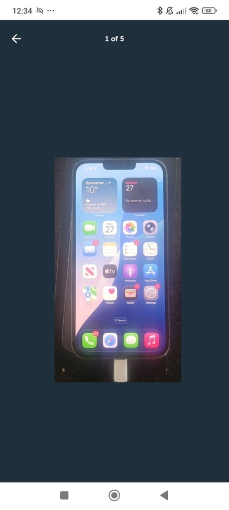 image for iPhone 13 pro max 256GB Graphite Grey (boxed) 88% BATTERY