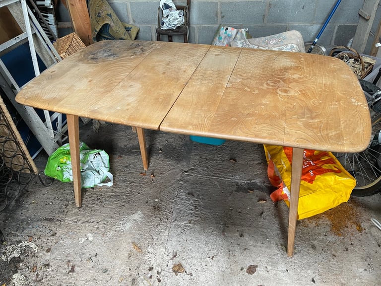 image for Ercol extendable dining table, fits 8 people. 
