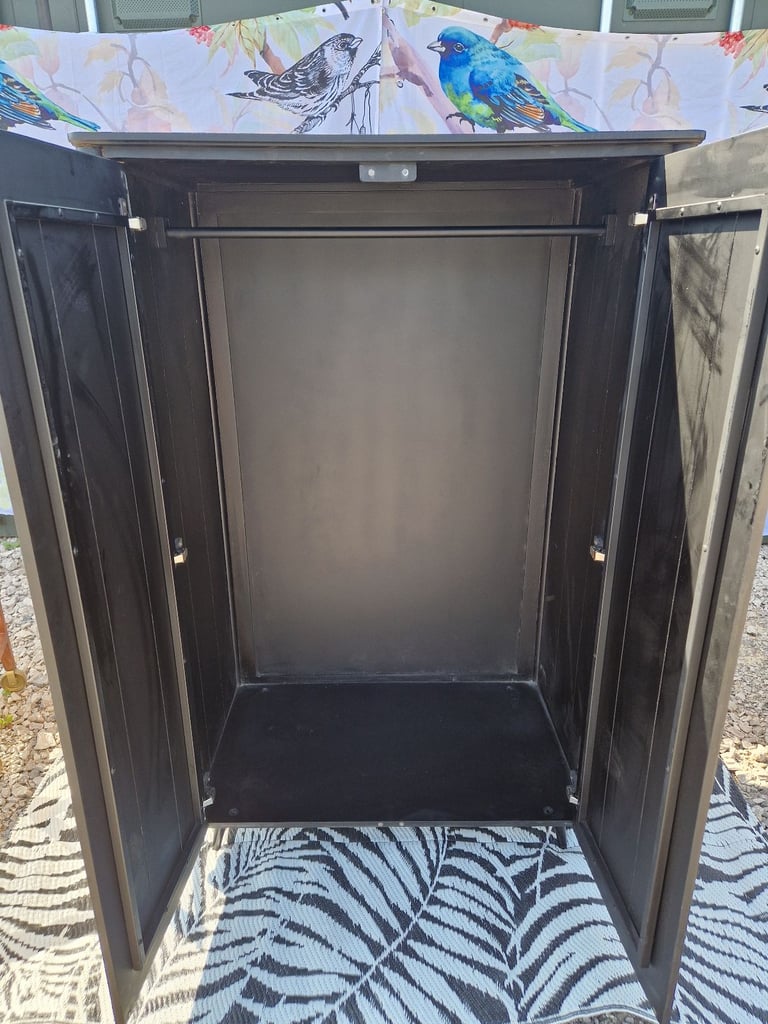 Custom Swoon Reyna Wardrobe / Coat Cupboard One Off Unique Handmade Solid  Mango Wood Shabby Chic