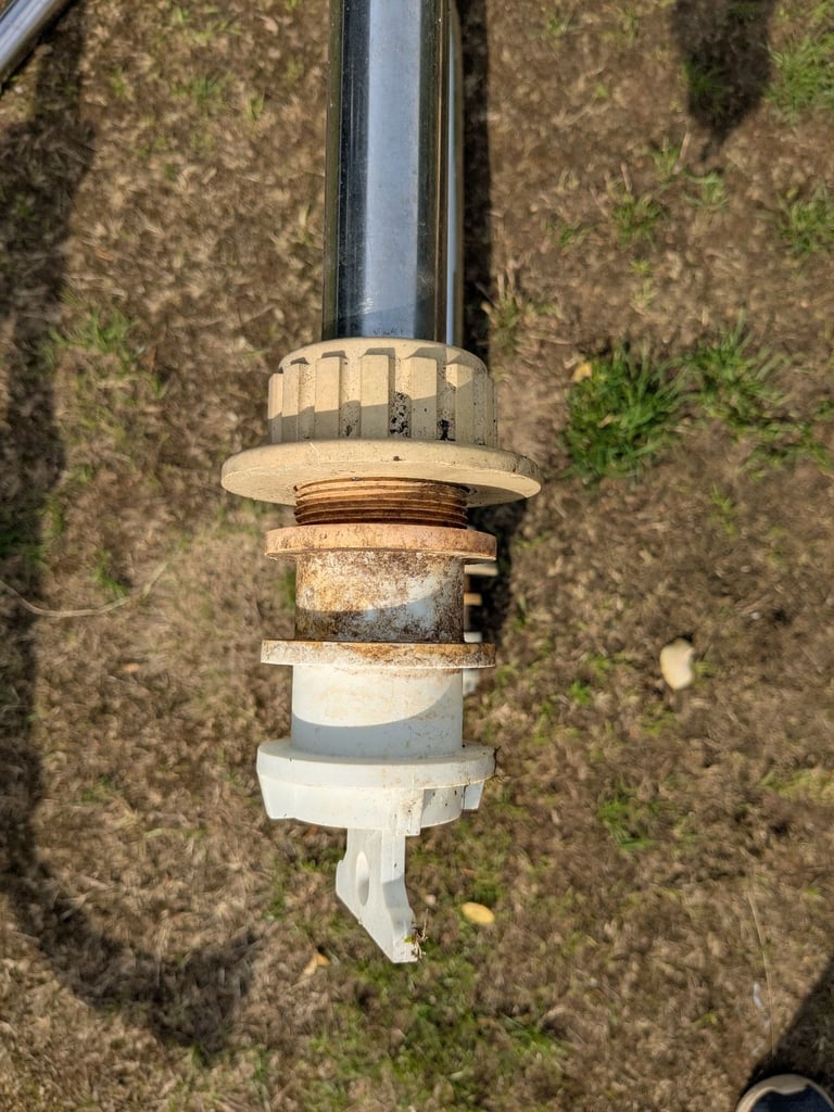 Swimming pool ladder