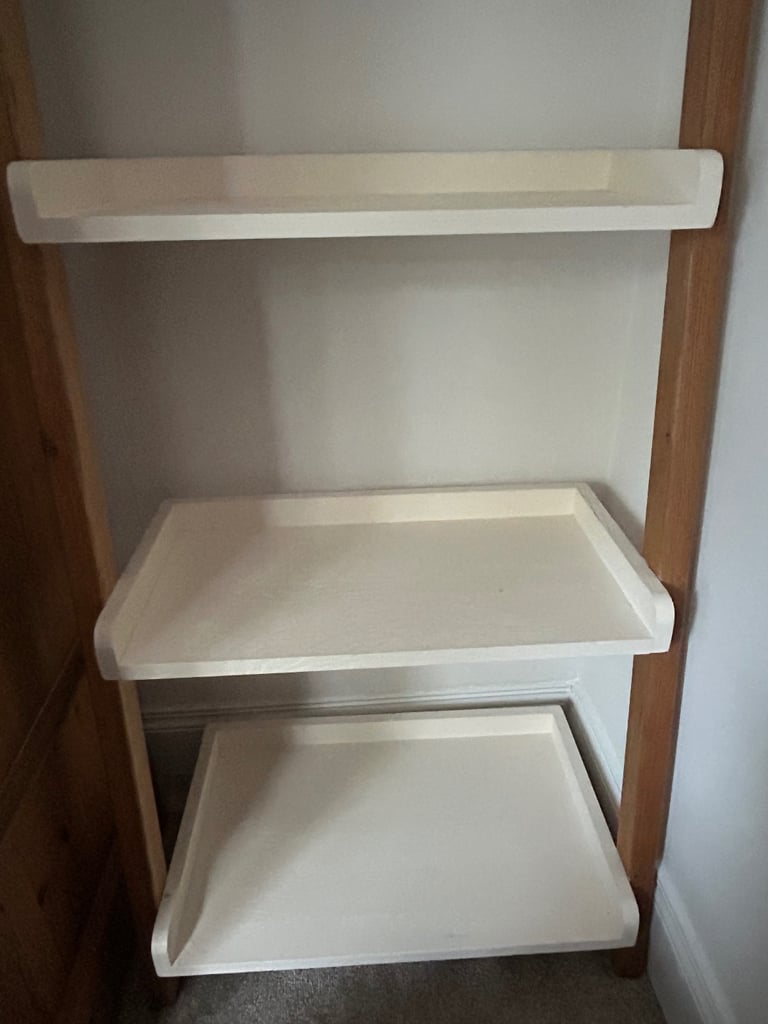Modern, solid oak bookcase 