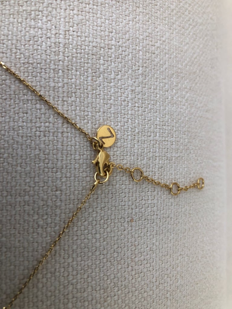 Accessorize Z collection gold plated chain and 'charm' ONO