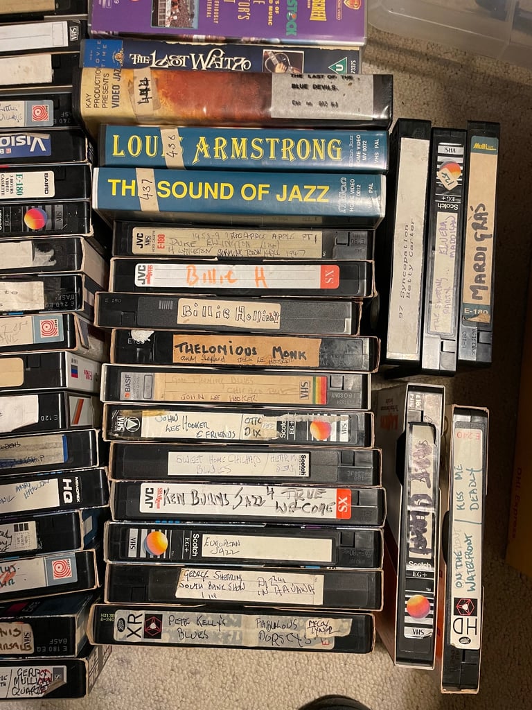 JAZZ VHS Tapes. -  many!
