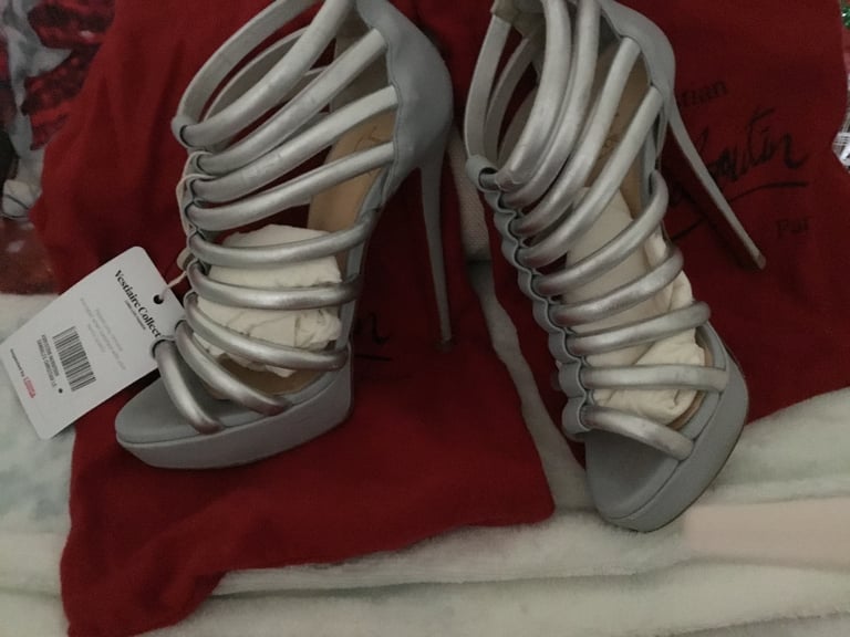 Fabulous Christian louboutin open toe high heels 