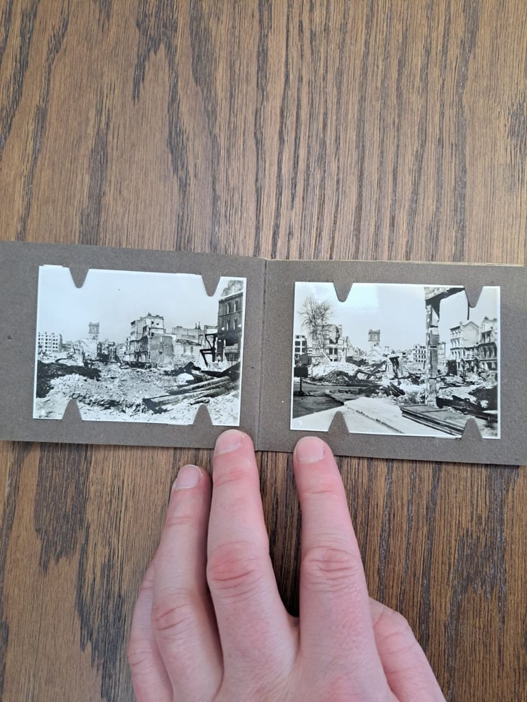 'London Under Fire'  Full Set Of 12 World War Two Photographs