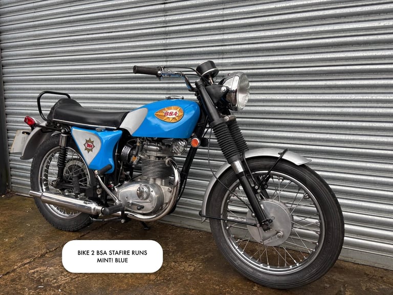 BSA B25 STARFIRE 250 CHOICE OF 3 ALL RUN MINT! PX SS TRIUMPH TR25  TRIALS 